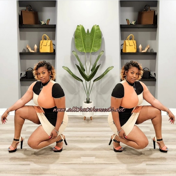 Ms Peaches Mini Dress (S-3X) - Picture 3 of 5